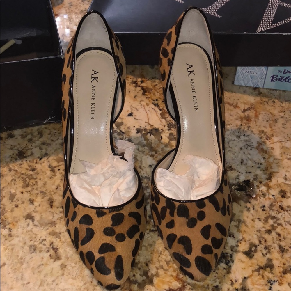 Calvin Klein Cheetah Heels